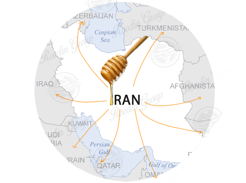 Exporting countries of Iranian honey